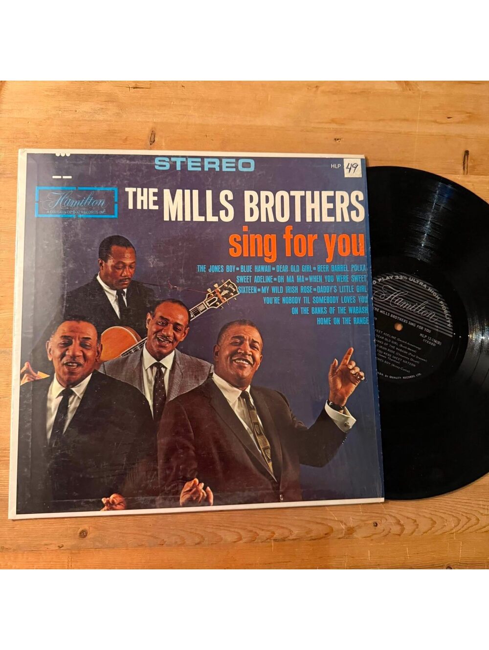 The Mills Brothers - Sing for You 33rpm VG+ VR21